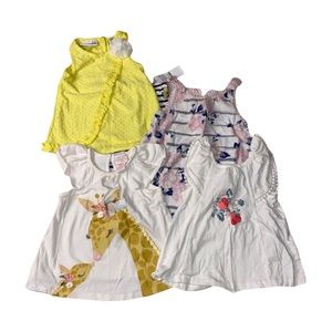 Girls outfit- dress - top bundle Size 18mo